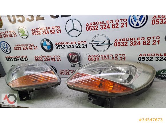 RENAULT KANGOO 2 SAĞ&SOL FAR ORJİNAL ÇIKMA