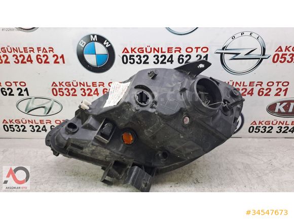 RENAULT KANGOO 2 SAĞ&SOL FAR ORJİNAL ÇIKMA