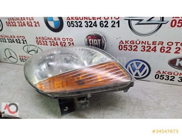 RENAULT KANGOO 2 SAĞ&SOL FAR ORJİNAL ÇIKMA