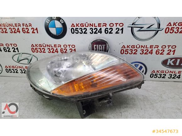 RENAULT KANGOO 2 SAĞ&SOL FAR ORJİNAL ÇIKMA