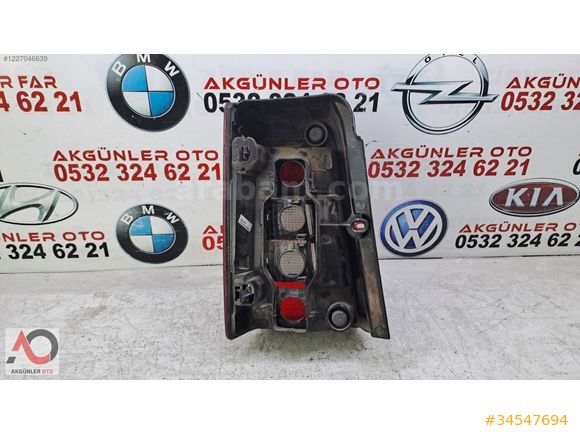 PEUGEOT PARTNER SAĞ STOP ORJİNAL ÇIKMA