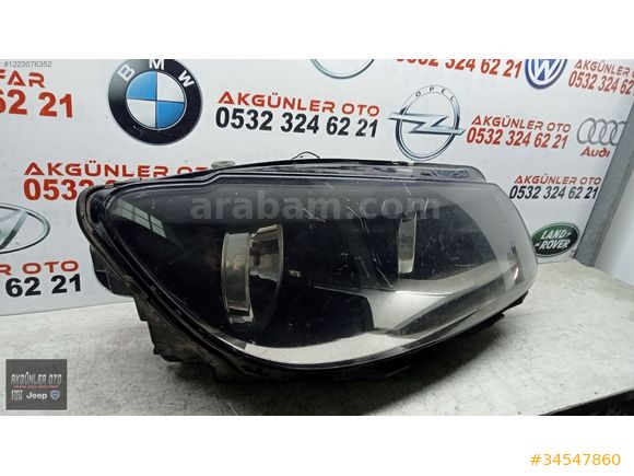 VOLKSWAGEN CADDY SAĞ FAR ORJİNAL ÇIKMA