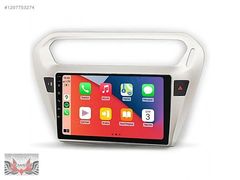 Peugeot 301 9 inç Carplay Androidauto Multimedya Sistemi