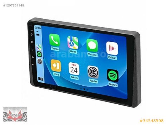 Dacia Duster 10.1 inç Carplay Androidauto Android Multimedya Sis