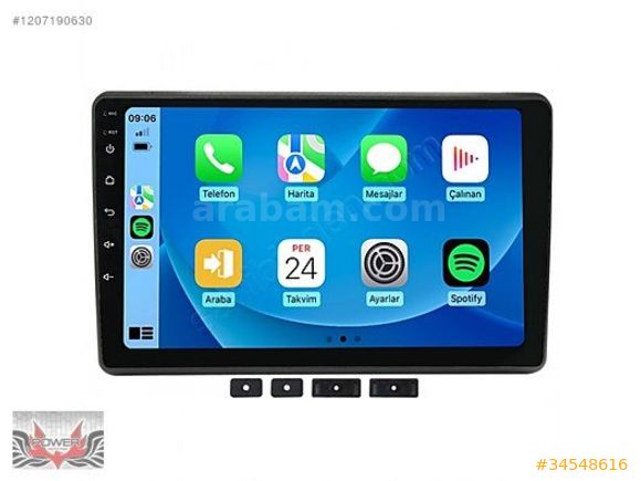 Renault Master 10.1 inç Carplay Androidauto Android Multimedya