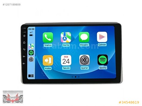 Renault Master 10.1 inç Carplay Androidauto Android Multimedya