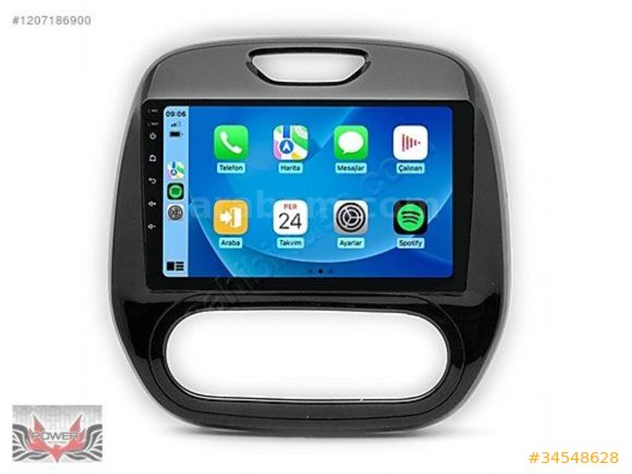 Renault Captur 9 inç Carplay Androidauto Android Multimedya Sist