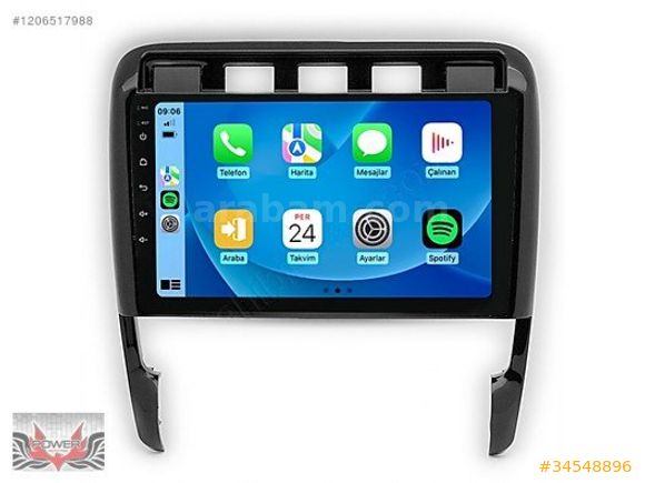 Porsche Cayenne 9 inç Carplay Androidauto Android Multimedya Sis