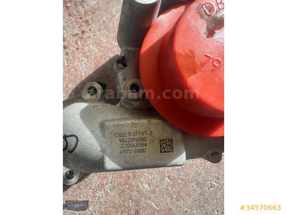 Td02L11-07tvt-2 courier orjinal turbo