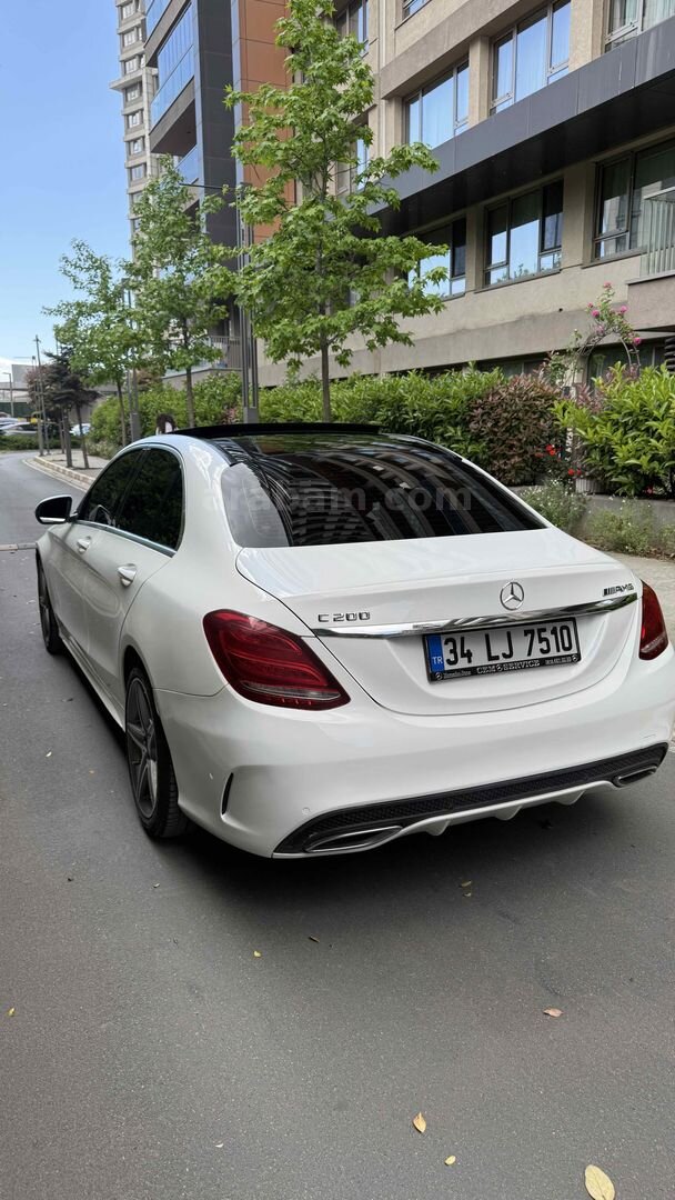 Sahibinden Mercedes - Benz C 200 d BlueTEC AMG 2015 Model İstanbul 156.000 km Beyaz 6