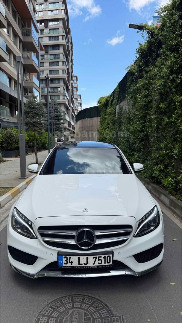Sahibinden Mercedes - Benz C 200 d BlueTEC AMG 2015 Model İstanbul 156.000 km Beyaz 1