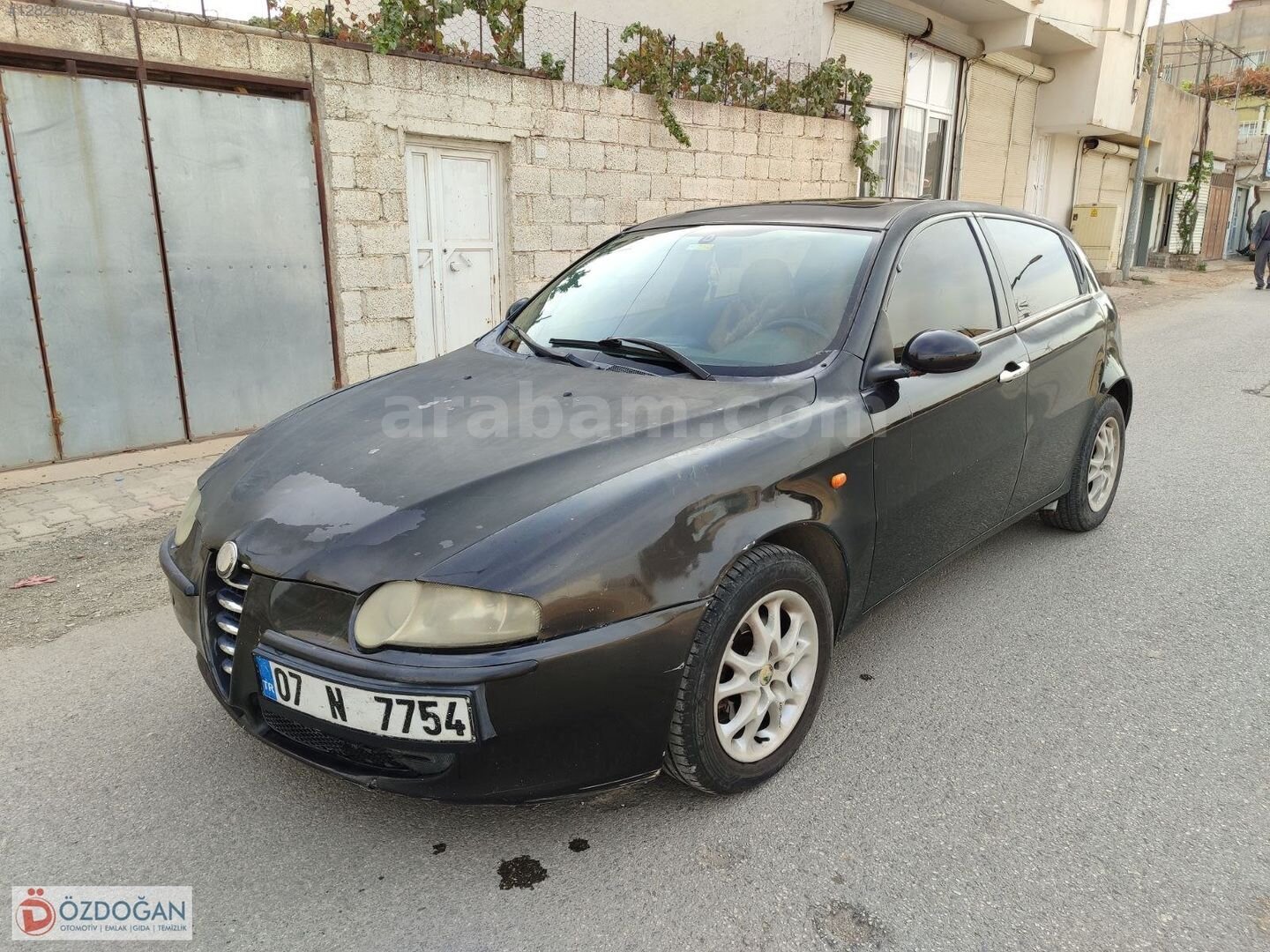 Galeriden Alfa Romeo 147 1.6 TS Distinctive 2004 Model Mardin 376.000 km Siyah 5