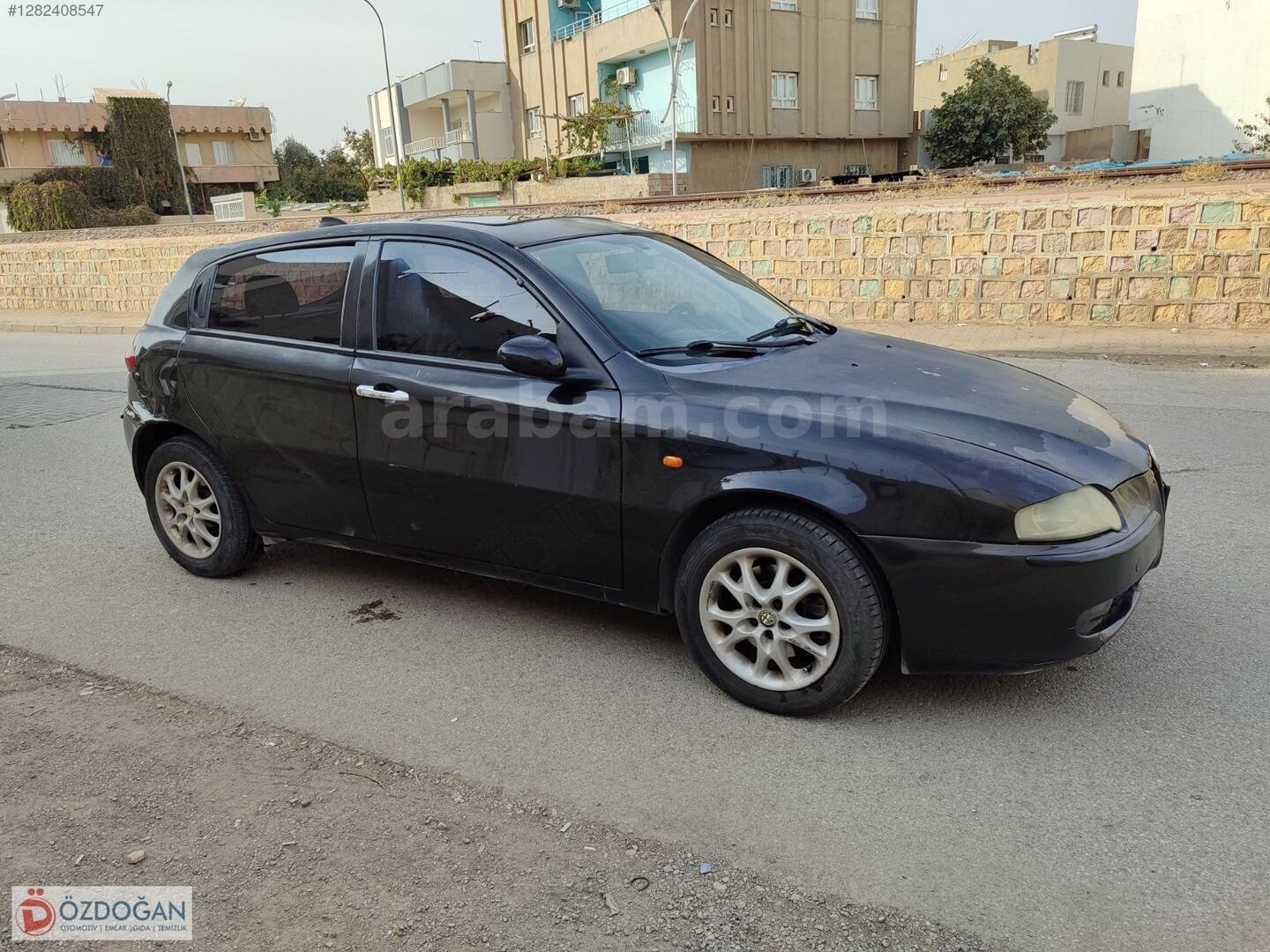 Galeriden Alfa Romeo 147 1.6 TS Distinctive 2004 Model Mardin 376.000 km Siyah 3