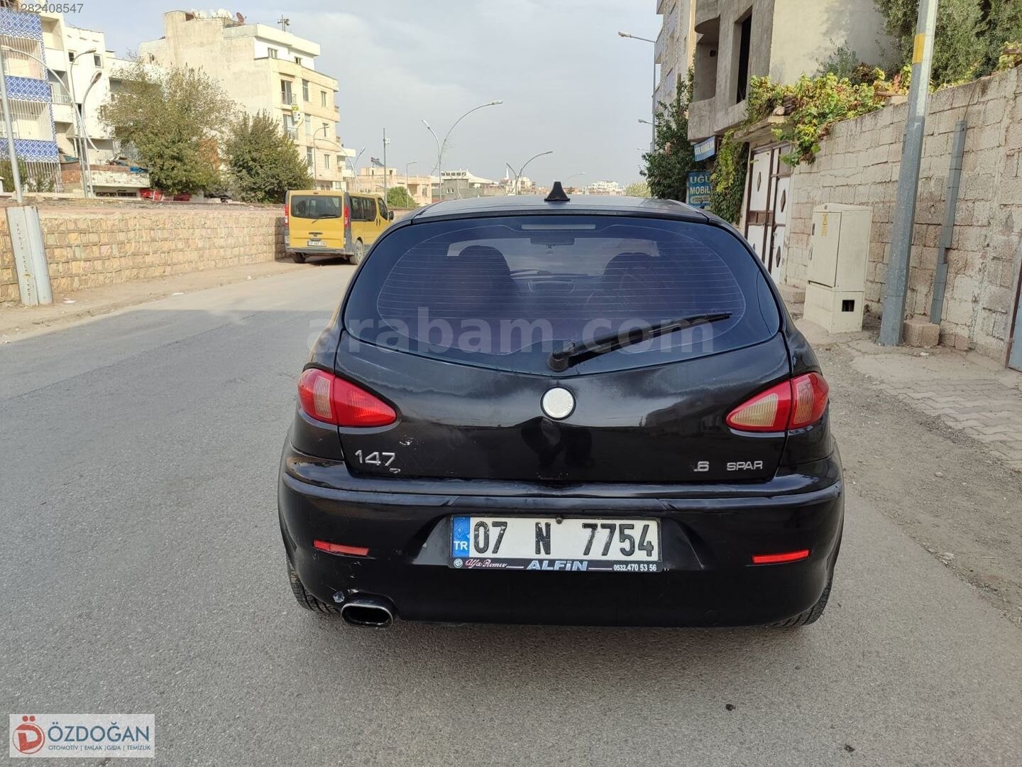 Galeriden Alfa Romeo 147 1.6 TS Distinctive 2004 Model Mardin 376.000 km Siyah 6