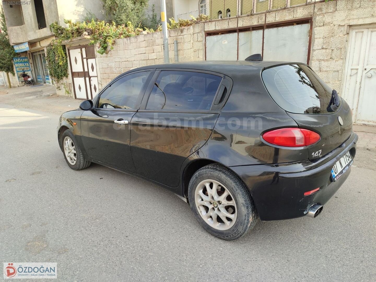 Galeriden Alfa Romeo 147 1.6 TS Distinctive 2004 Model Mardin 376.000 km Siyah 7