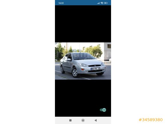 Sahibinden Ford Focus 1.6 Ambiente 2000 Model Kayseri