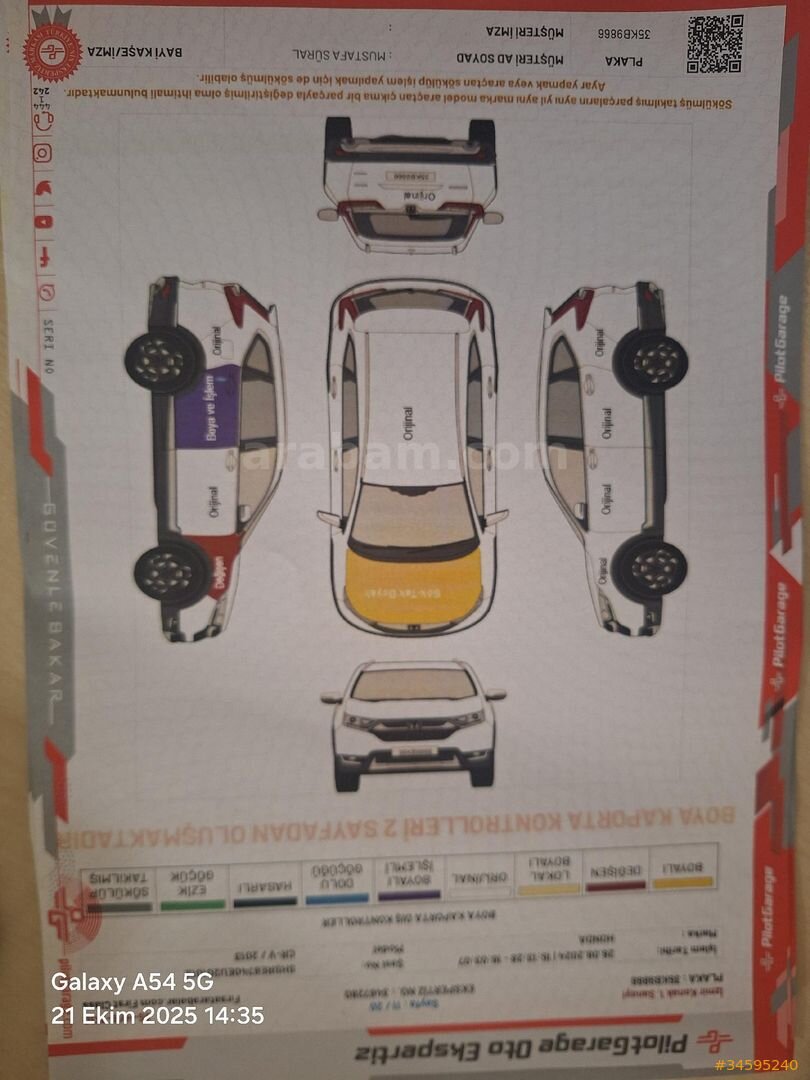 Sahibinden Honda CR-V 1.6 i-DTEC Premium 2013 Model Gaziantep 160.000 km Beyaz 7