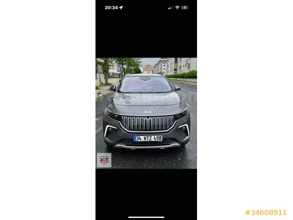 Sahibinden TOGG T10X V2 STANDART MENZİL CAMTAVAN/FULL/MERİDYEN /HATASIZ