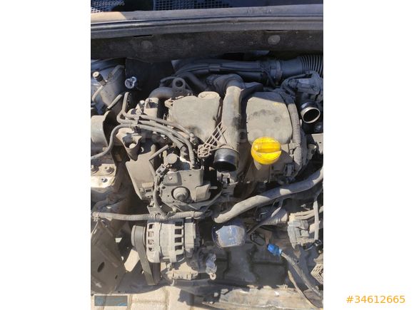 DACİA DAKKER 1.5 DCI KOMPLE GARANTİLİ MOTOR