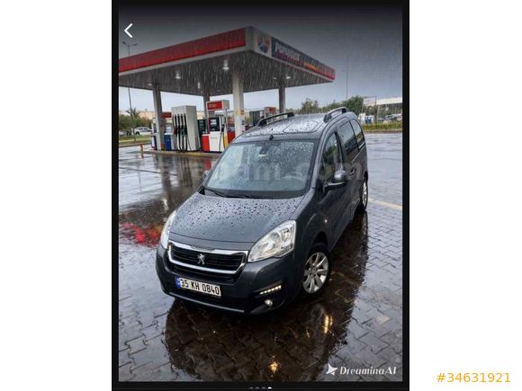 Peugeot Partner 1.6 HD Zenith 2017 cam tawan lı full