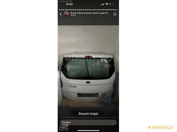 Courier Courrier sol sağ ön kapı sol sağ sürgülü kapı bagaj
