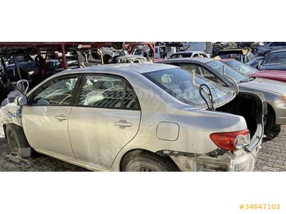 Corolla sol ön kapı sağ ön kapı sağ arka kapı sol arka kapı