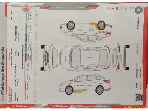 Sahibinden Renault Clio 1.0 SCe Joy 2022 Model