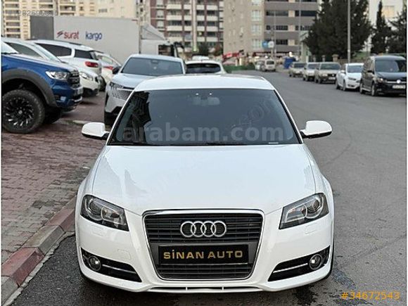 2012 AUDI A3 SPORTBACK 1.6TDI ATTRACTİON S-TRONİC 96.000'KM