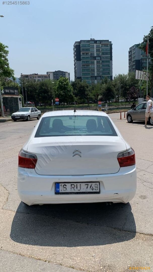 Galeriden Citroen C-Elysée 1.6 HDi Confort 2015 Model Bursa 272.000 km Beyaz 7