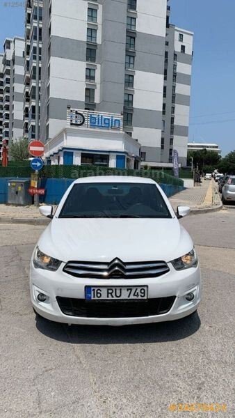 Galeriden Citroen C-Elysée 1.6 HDi Confort 2015 Model Bursa 272.000 km Beyaz