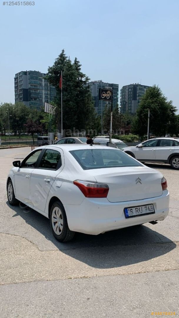 Galeriden Citroen C-Elysée 1.6 HDi Confort 2015 Model Bursa 272.000 km Beyaz 6