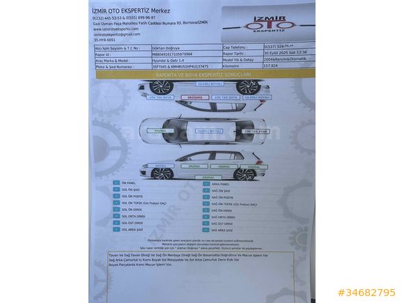Sahibinden Hyundai Getz 1.3 GLS 2004 Model 