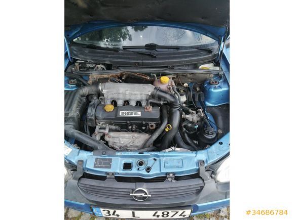 2. Sahibinden Orjinal Opel Corsa 1.5 TD 2000 Model