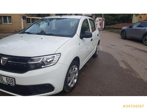 Sandero  ambians 1.0  2017 HATASIZ ORİJİNAL  BEYAZ