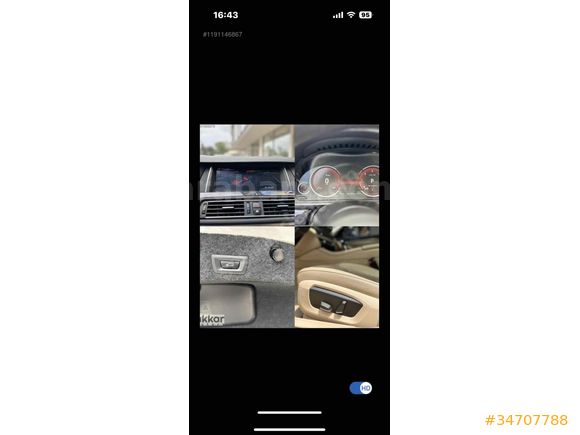Sahibinden BMW 5 Serisi 525d xDrive Executive Plus 2016 Model Hatay