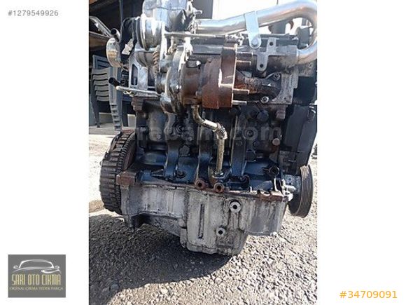 Renault megan clio kango arkadan marşlı 1.5 motor