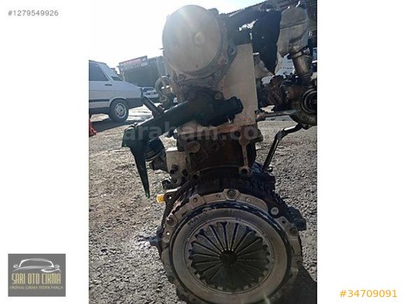 Renault megan clio kango arkadan marşlı 1.5 motor