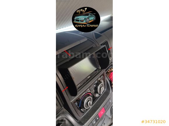 FİAT DUCATO TEYP ÇERÇEVESİ 3D BASKI ABS