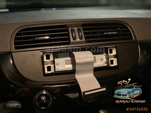 FİAT 500 TEYP ÇERÇEVESİ 3D BASKI ABS
