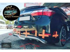 TOYOTA COROLLA 2013-2018 ARKA TAMPON EKİ FİBERGLASS