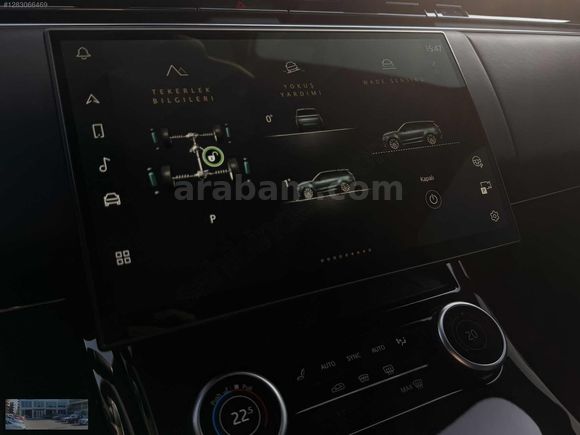 BAYİ 2023 RANGE ROVER SPORT D300 DYNAMIC HSE 22'JANT+ELKT BASAMK