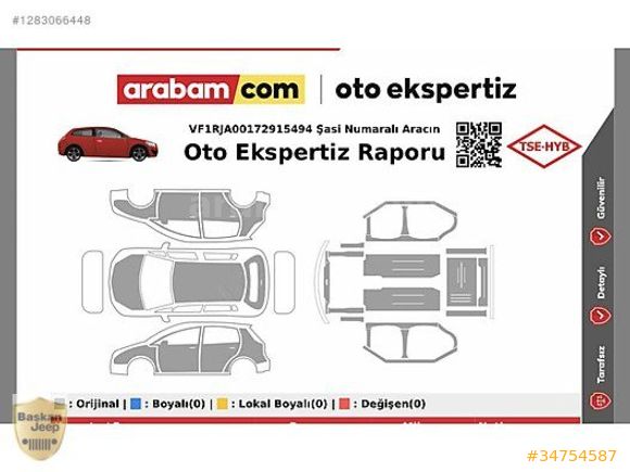 BAŞKAN JEEP'DEN HATASIZ BOYASIZ CLİO ESPRİT ALPİNE