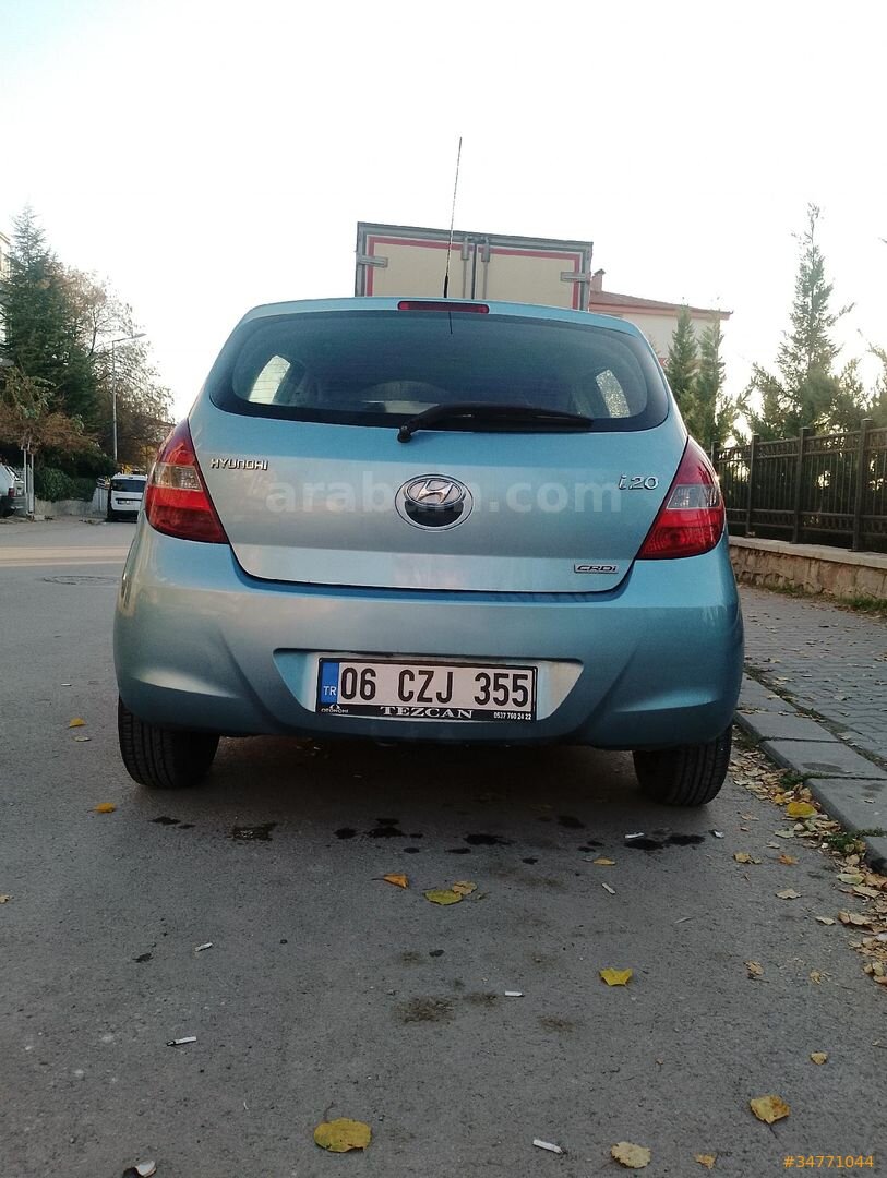 Sahibinden Hyundai i20 1.4 CRDi Team 2010 Model Ankara 248.000 km Mavi (metalik) 2