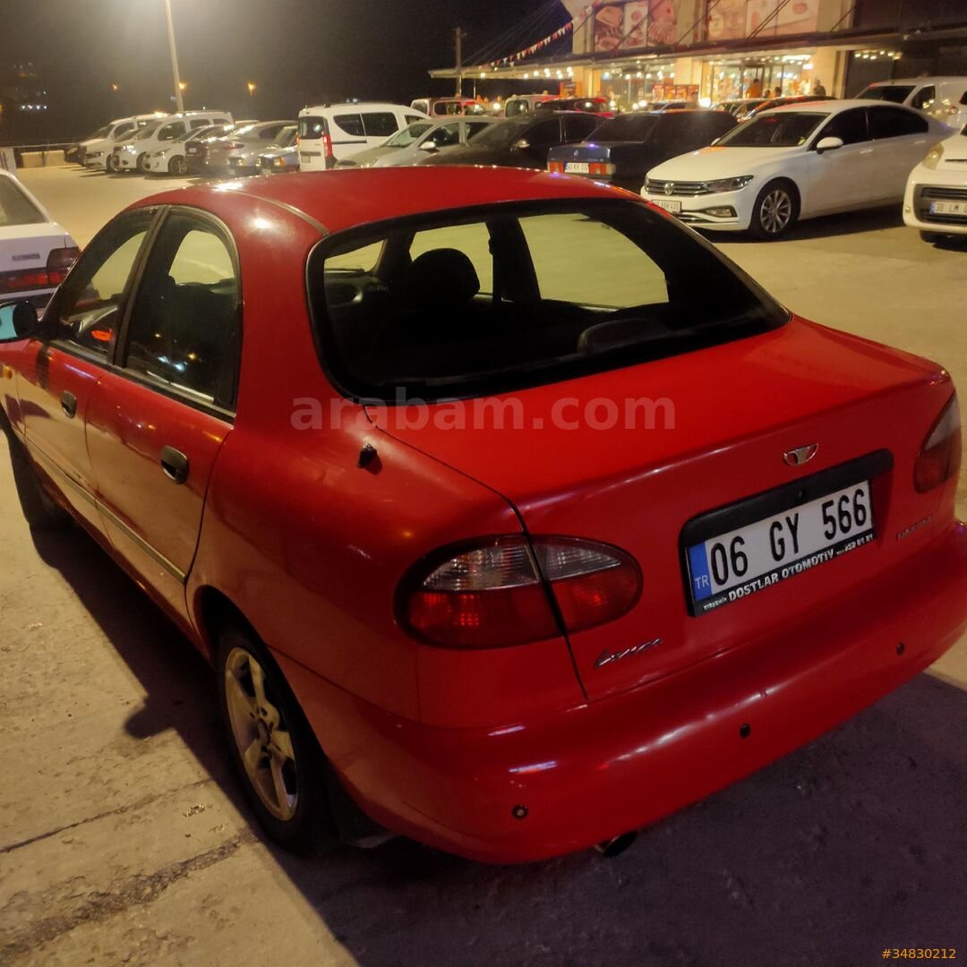 Sahibinden Daewoo Lanos 1.6 SX 1998 Model Kırşehir 240.000 km Kırmızı 2