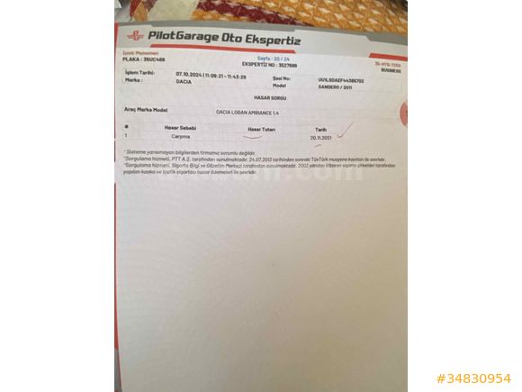 Sahibinden Dacia Logan 1.4 Ambiance 2011 Model 