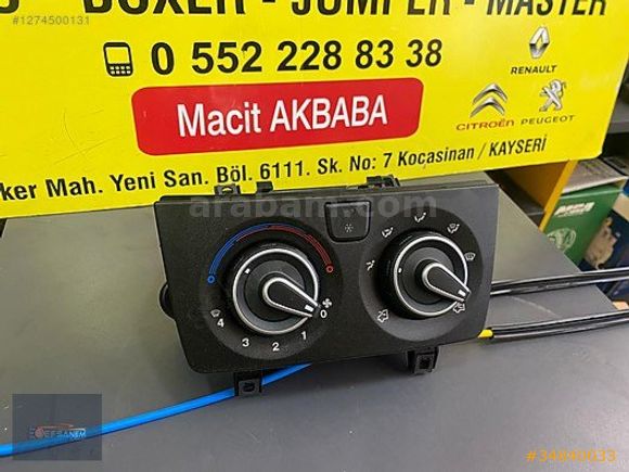 FİAT DUCATO KALORİFER KONTROL PANELİ KLİMALI
