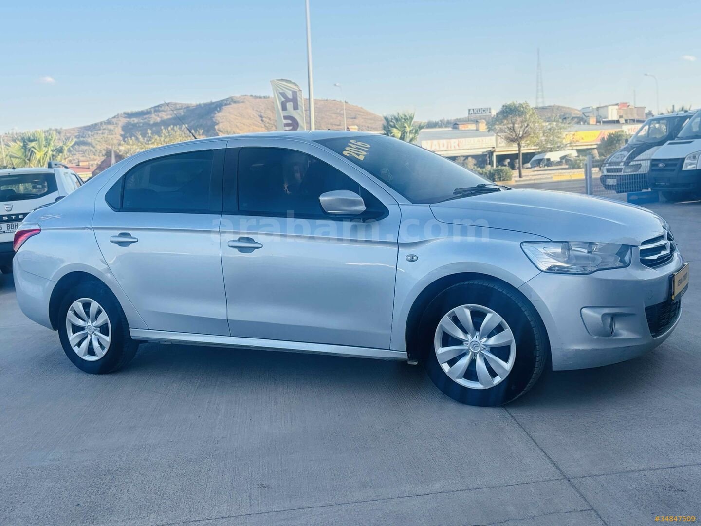 Galeriden Citroen C-Elysée 1.6 HDi Confort 2016 Model Gaziantep 295.000 km Gri (Gümüş) 2