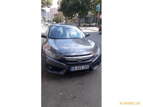 Sahibinden Honda Civic 1.6 i-VTEC ECO Elegance 2018 Model  209.000 km Füme