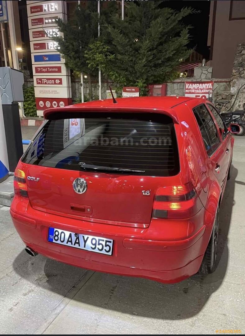 Sahibinden Volkswagen Golf 1.6 Trendline 2000 Model Aydın 190.000 km Kırmızı 3