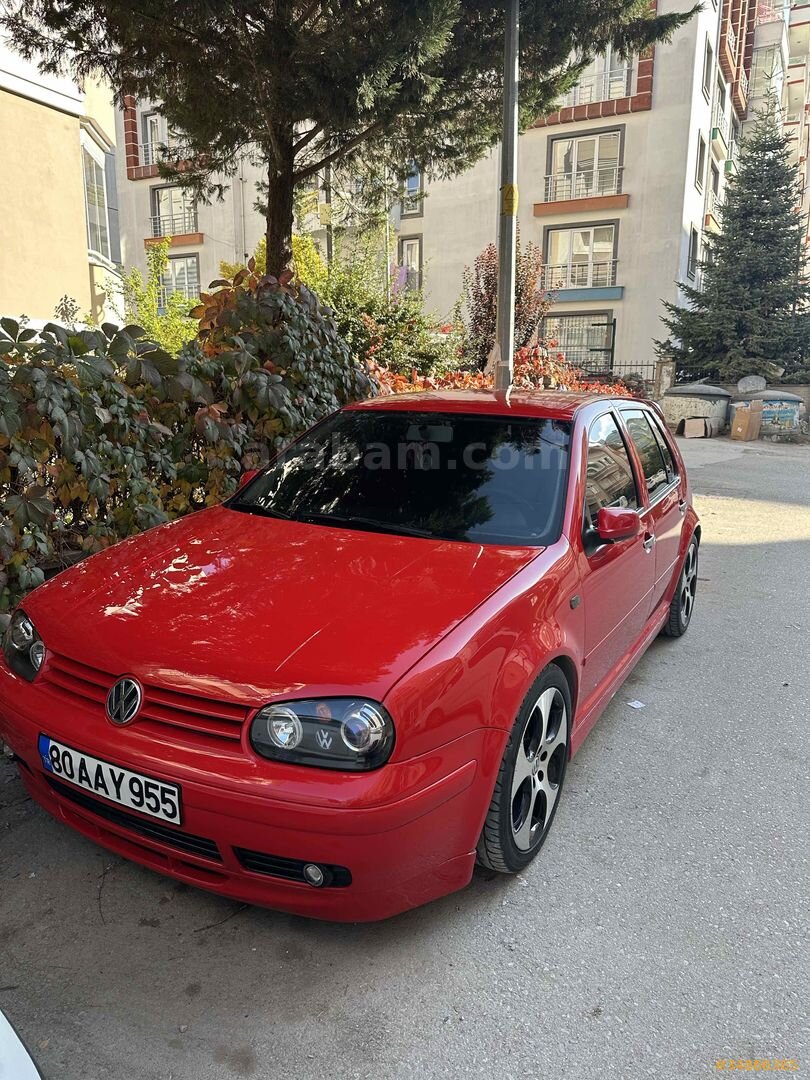 Sahibinden Volkswagen Golf 1.6 Trendline 2000 Model Aydın 190.000 km Kırmızı 2
